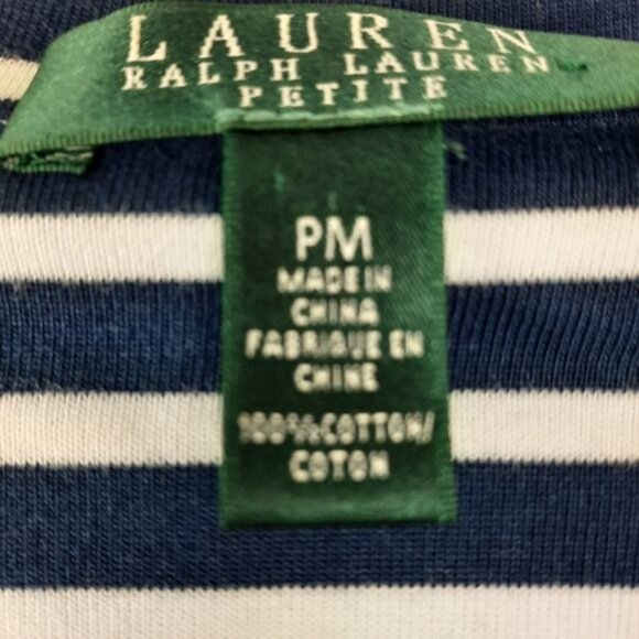 Lauren Ralph Lauren Nautical Stripped Cotton Blazer - Picture 12 of 16